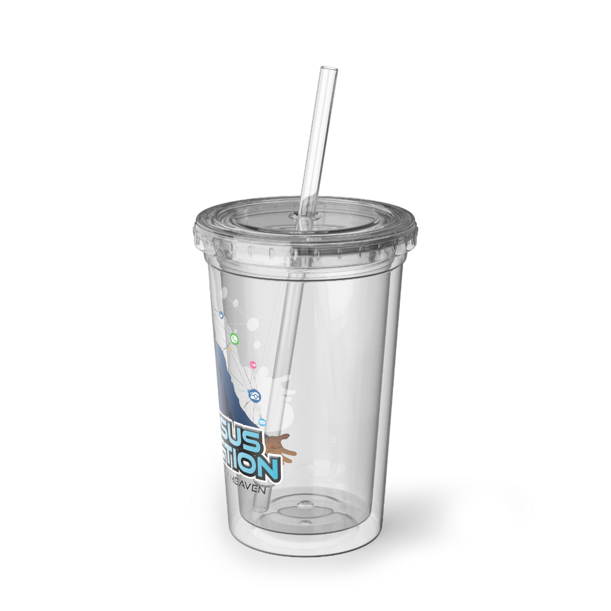 Jesus Connection Acrylic Cup | Inspirational Drinkware, Reusable Travel Cup, Motivational Gift, Summer Beverage Container