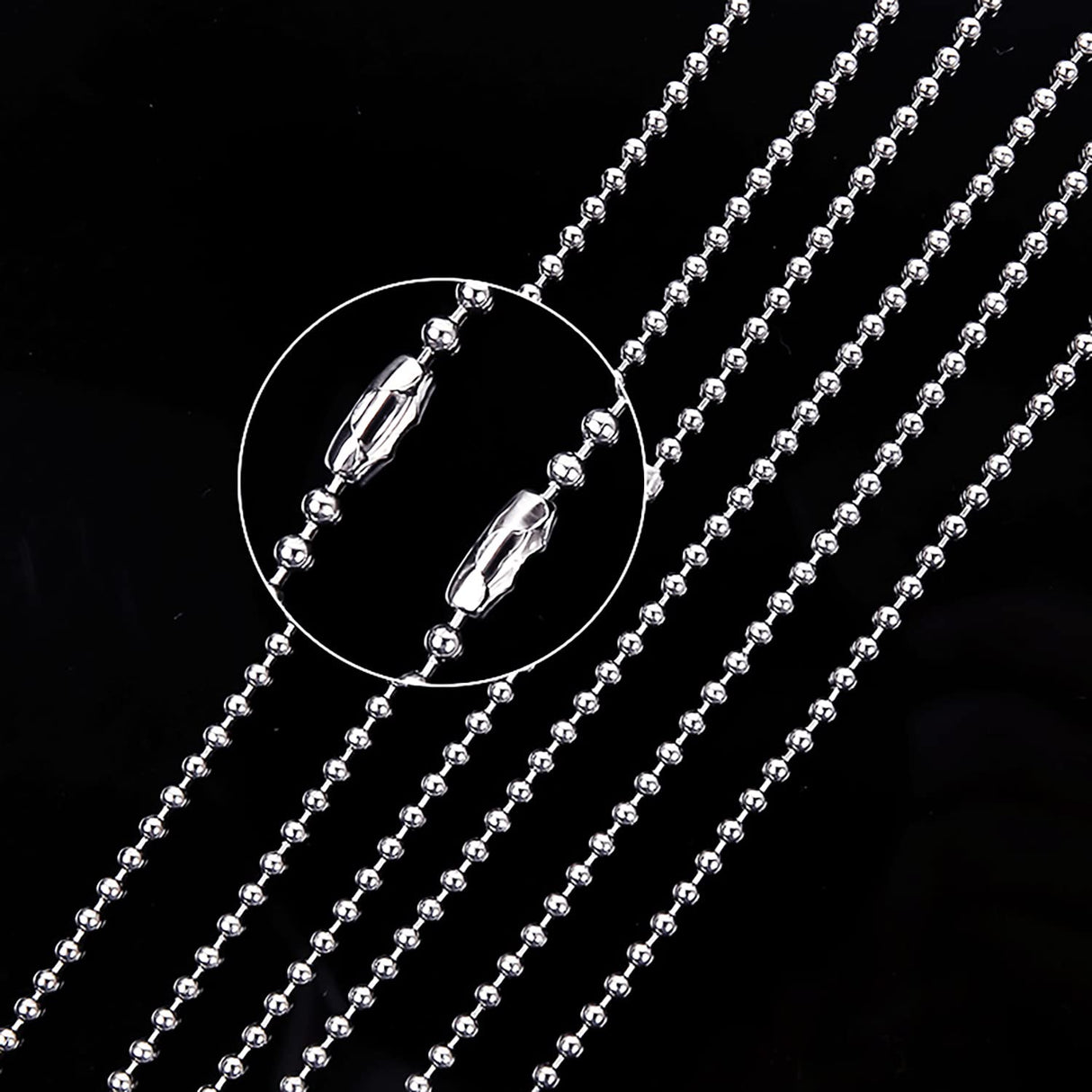 ST-Power Baptism Gift Stainless Steel Dog Tag Bible Verse Pendant Necklace Christian Religious Jewelry Gift,24" Chains.