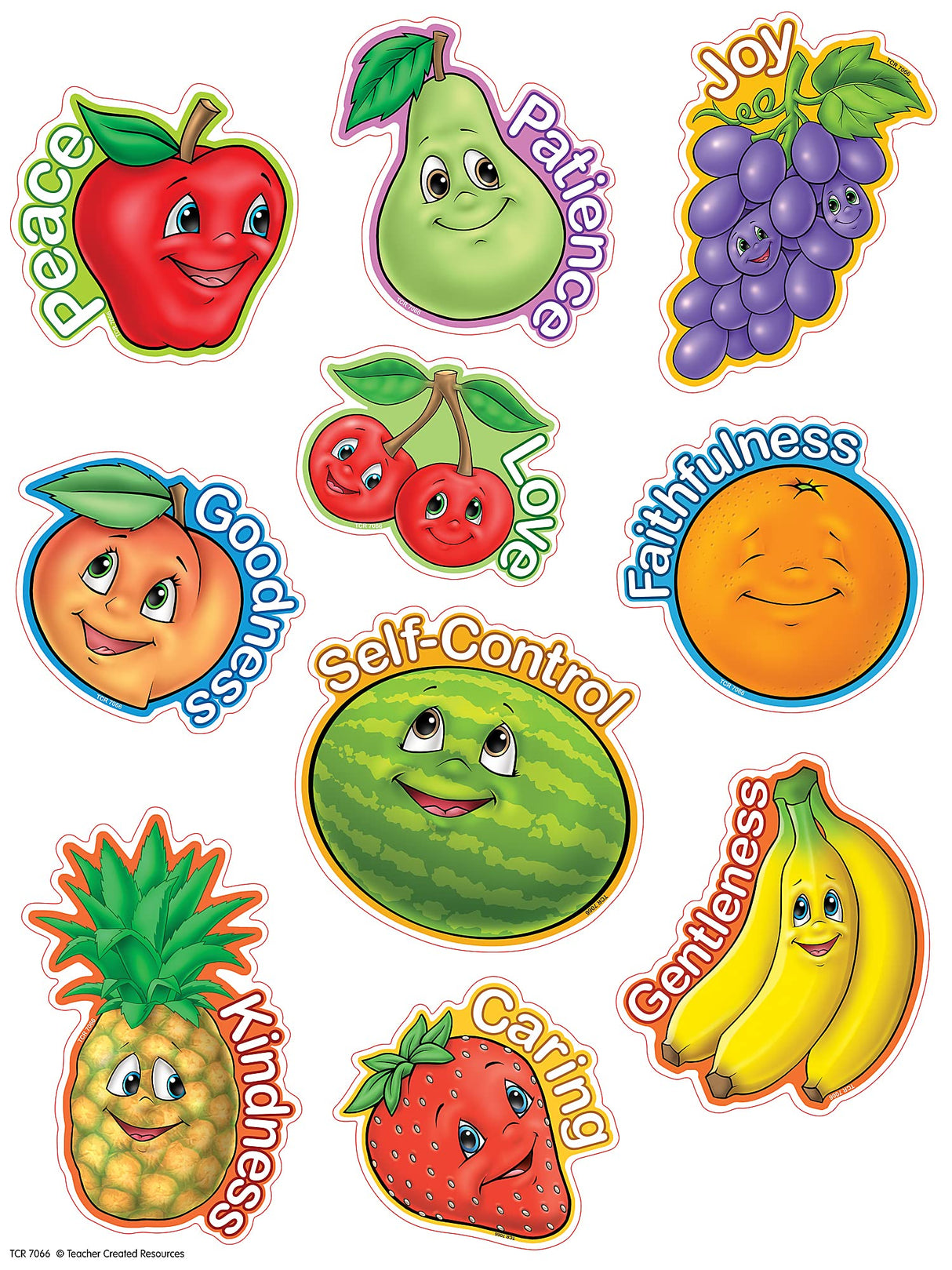 Teacher Created Resources Fruit of The Spirit Accents Pack (TCR7066)