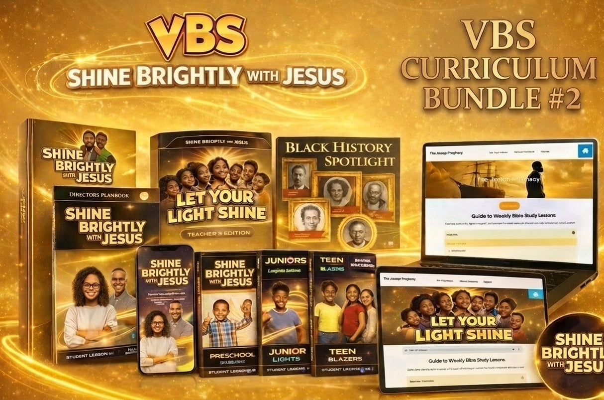 Shine Brightly with Jesus VBS Curriculum Bundle #2 + Digital Resources + Black History