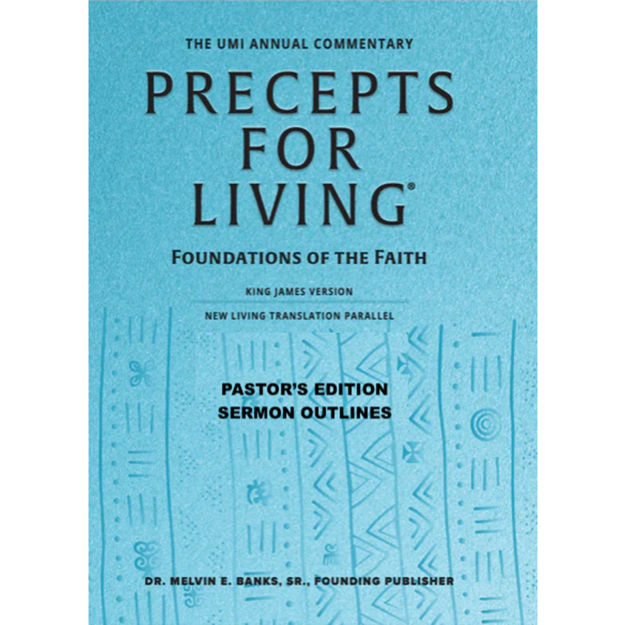 Precepts For Living  Pastor (Large Print + Sermon Notes) 2025-2026