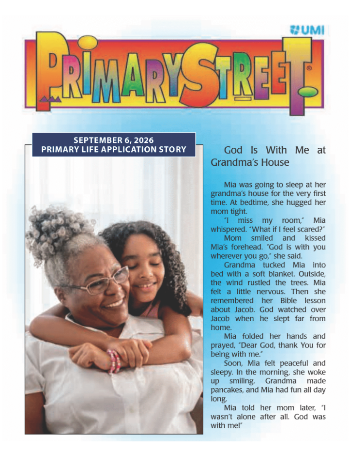 Primary Street Student Sept Oct Nov 2026