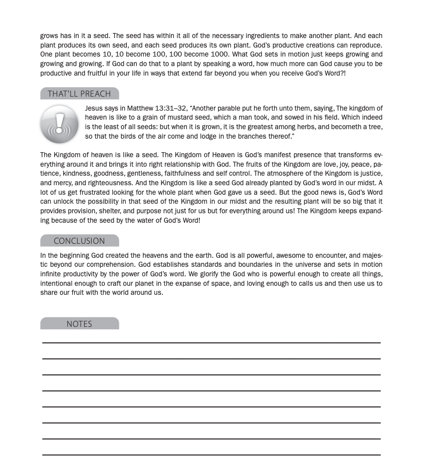 Precepts For Living  Pastor (Large Print + Sermon Notes) 2025-2026