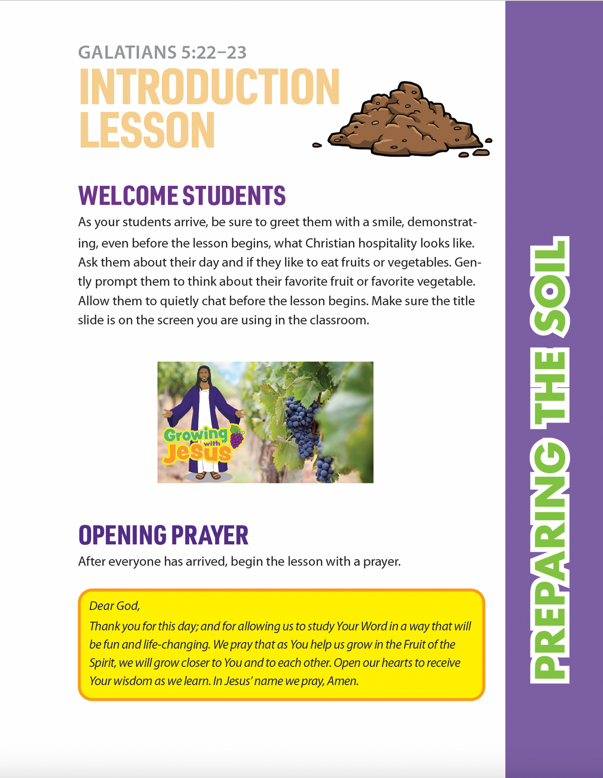 Growing With Jesus Junior's Teacher Book (Physical Book)