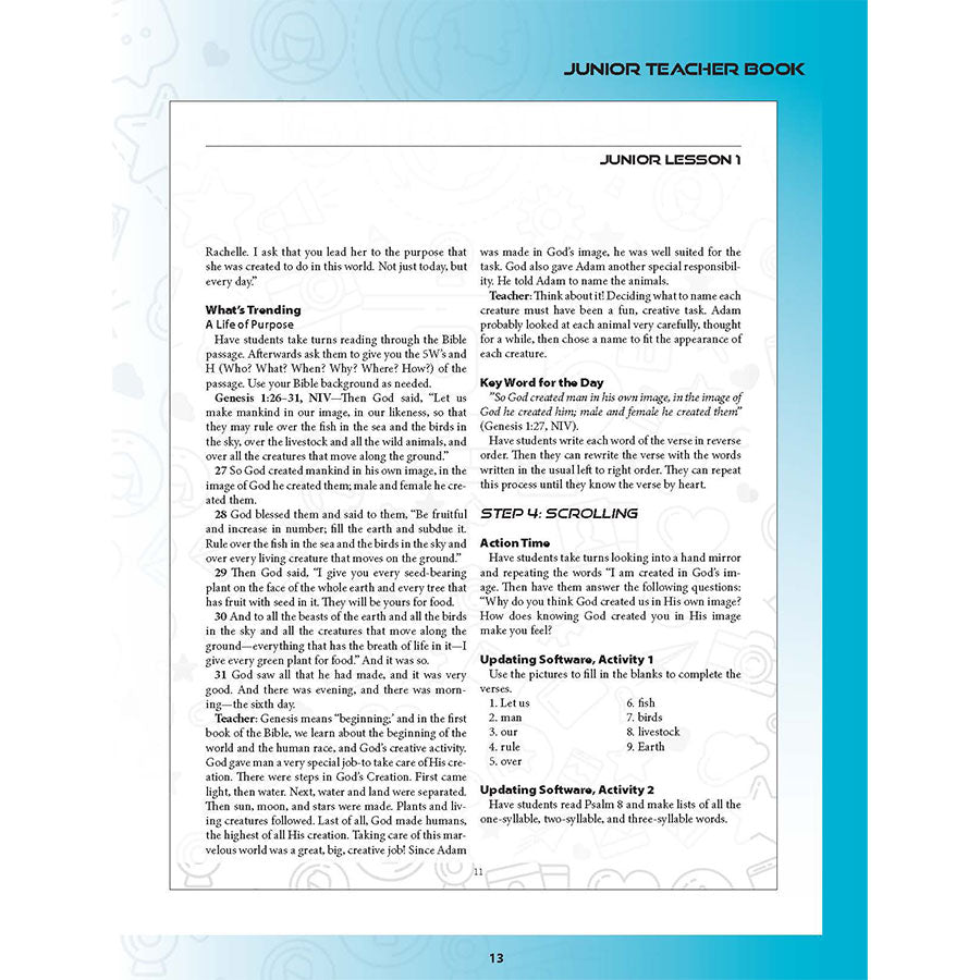 The Jesus Connection – Junior Teacher’s Guide