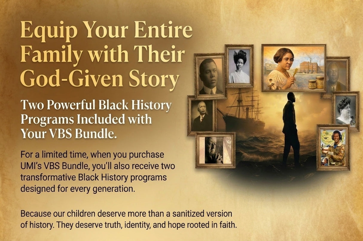 Adult VBS Curriculum Bundle Package Shine Brightly With Jesus + Digital Resources + Black History