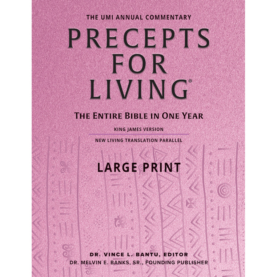 Precepts for Living®: The Entire Bible in One Year Large Print