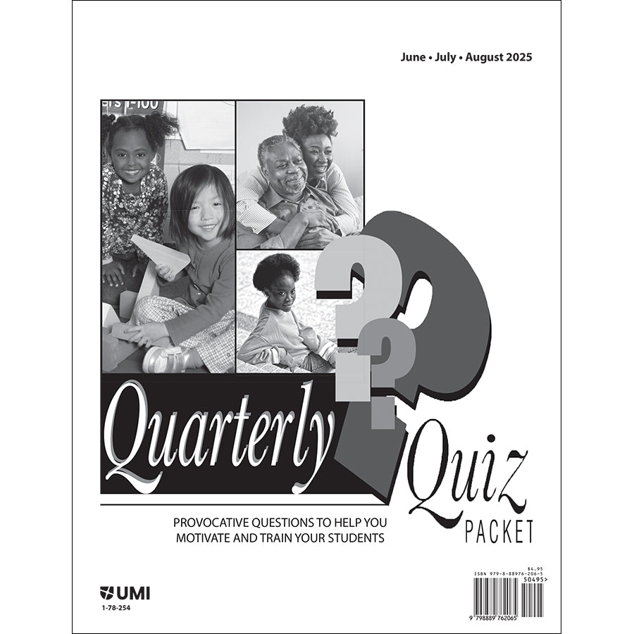 Quarterly Quiz June July August 2025