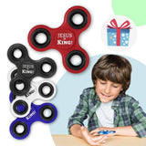 Fidget Spinner Christian Kids Gift (4) / Proverbs18:10 Products/Fun Present/Easter Gift Idea/Religous Kid Gift/Sunday School Prize/Gift/Church Gift/Jesus is King