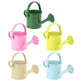 Hemoton Metal Watering Can, 5pcs Simple Kids Watering Can, Children Garden Watering Bucket Iron Watering Tin Can Sprinkling Kettle for Garden Plants Flower 5.9x2.95x2.95 in (Mixed Color)