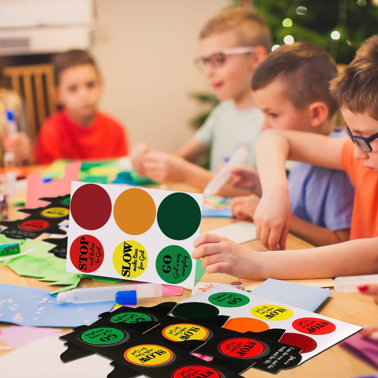 Eaasty 30 Pcs Christian Craft Kit - Sunday School & Bible Crafts for Kids, Religious Party & Classroom Favor