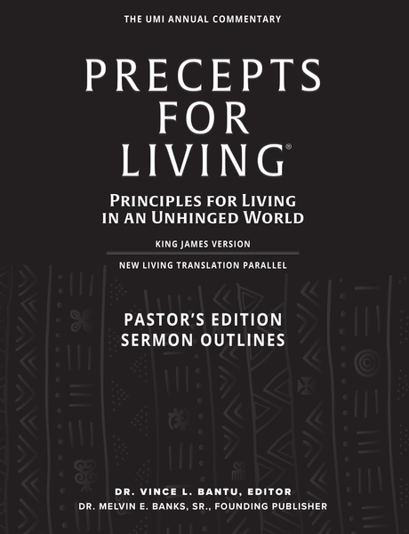 Precepts for Living®:  Principles for Living in an Unhinged World Pastor's Large Print Edition + Notes & Precepts Digital Combo