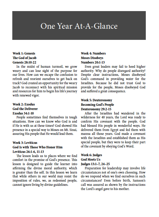 Precepts For Living®: God's Unchanging Hand (Large Print)