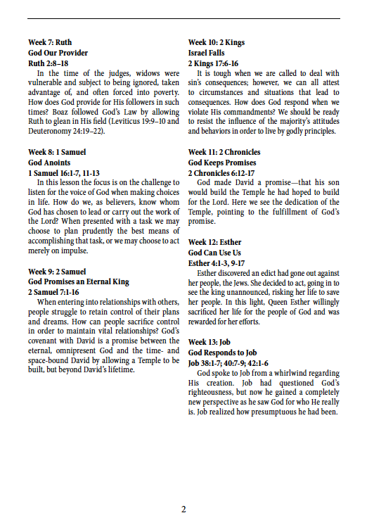Precepts For Living®: God's Unchanging Hand (Large Print)