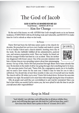 Precepts For Living®: God's Unchanging Hand (Large Print)