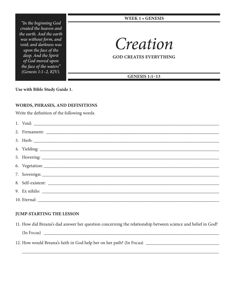 Precepts for Living®: Foundations of the Faith Personal Study Guide (2025-2026)