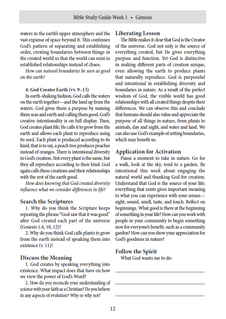Precepts for Living®: Foundations of the Faith Large Print (2025-2026)