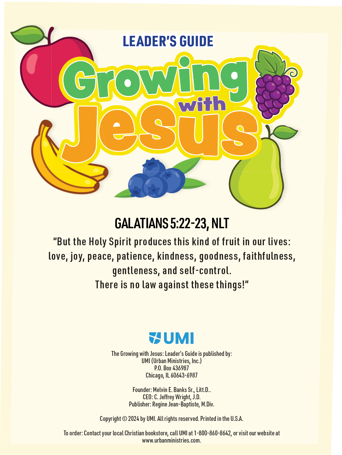 Growing With Jesus Leader's Guide (Physical Book)