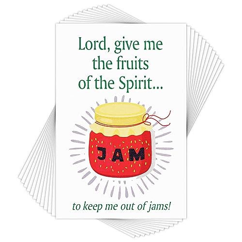 Dicksons Fruits of The Spirit Red and White 2 x 3 Inch Itty Bitty Bookmark Pack of 24